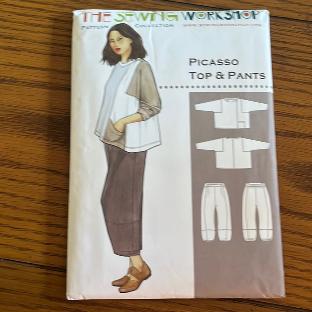 The Sewing Workshop Picasso Top and Pants sewing pattern XS to XXL